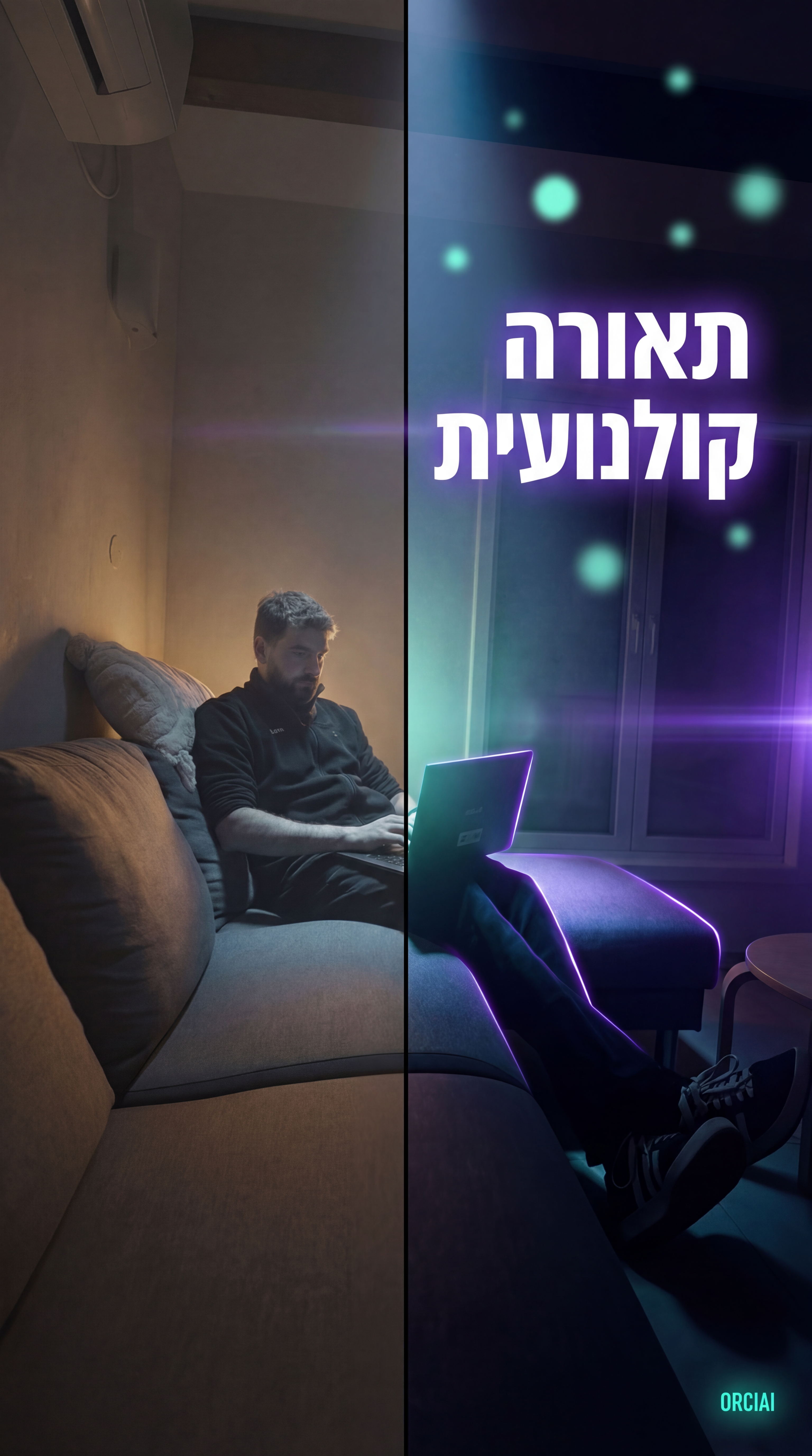 תאורה קולנועית עם AI